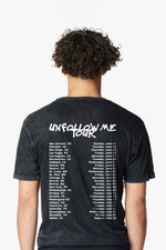 Unfollow Me Tour Tee - Black