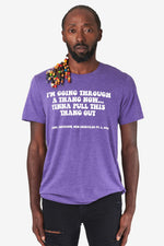 Agitation (New Amerykah Pt. 2) Lyric Tee - Purple