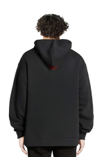 Before the World Blows Hoodie - Black / Red