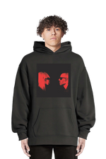 Before the World Blows Hoodie - Black / Red