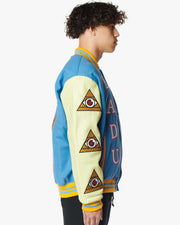 BADU x SUPA Letterman Jacket - Cream
