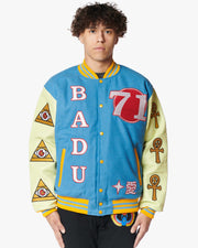 BADU x SUPA Letterman Jacket - Cream