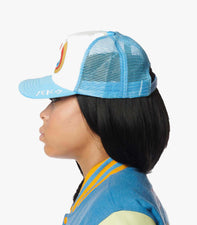 BADU x SUPA Winged Scarab Trucker Caps - Sky Blue
