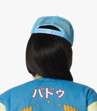 BADU x SUPA Winged Scarab Trucker Caps - Sky Blue