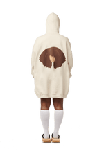 2003 Afro Badoula Oblingada Hoodie - Sand