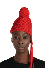Badora (Badu x Flora) Beanie - Whore Red