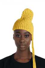 Badora (Badu x Flora) Beanie - Squash Yellow
