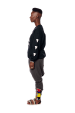 Badu in Africa Crewneck - Black