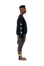 Badu in Africa Crewneck - Black