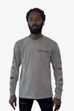 BWM x Nick Hakim Long Sleeve Tee - Grey