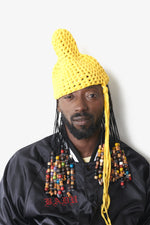 Badora (Badu x Flora) Beanie - Squash Yellow