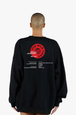 The Wild Tight Official After Party Crewneck - Black & Red