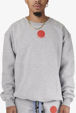 Badu World Market Sweat Suit Crewnecks - Alien Grey