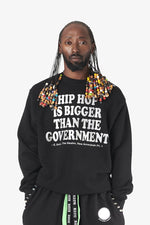 Hip Hop > Government Crewneck – 3M Reflective - Black