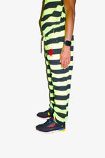 Striped Scarab Joggers - Neon Guts