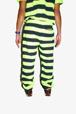 Striped Scarab Joggers - Neon Guts