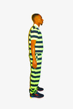 Striped Scarab Rugby - Neon Guts