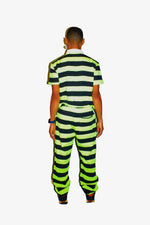 Striped Scarab Rugby - Neon Guts