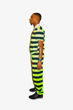 Striped Scarab Rugby - Neon Guts