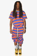 Striped Scarab Rugby - Orange Moon