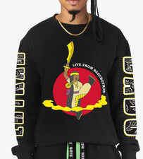 Badubotron Onna—Musha Tour Crewneck - Black
